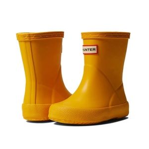 Hunter Kids First Classic Yellow Rain Boot